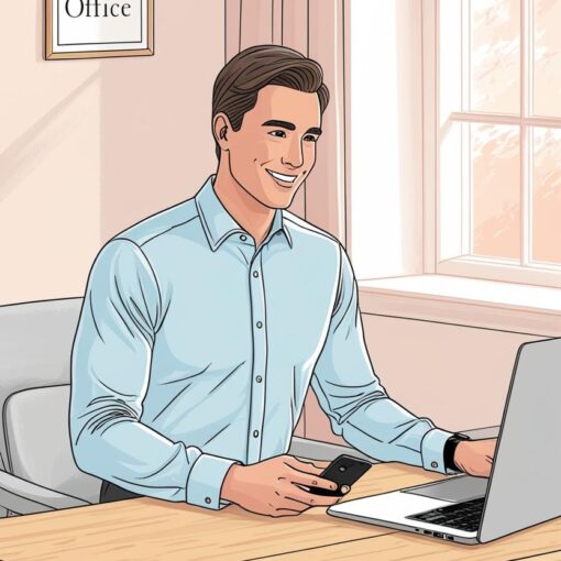 Hand writing in a notebook with a cup of coffee, symbolising planning and strategy for affiliate marketing