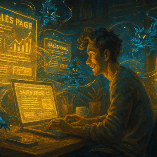 Sales pages created… then tech gremlins struck! 😥