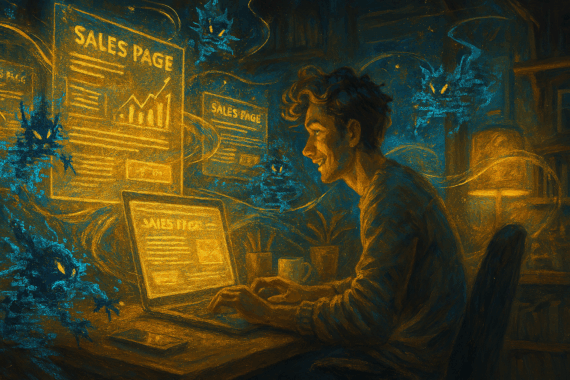 Sales pages created… then tech gremlins struck! 😥